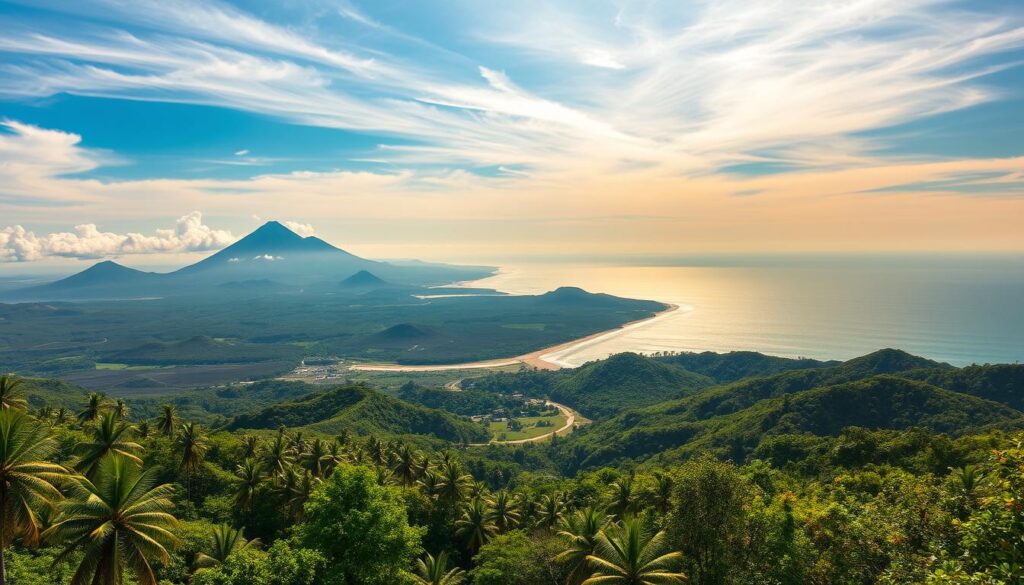 panorama alam Pulau Jawa