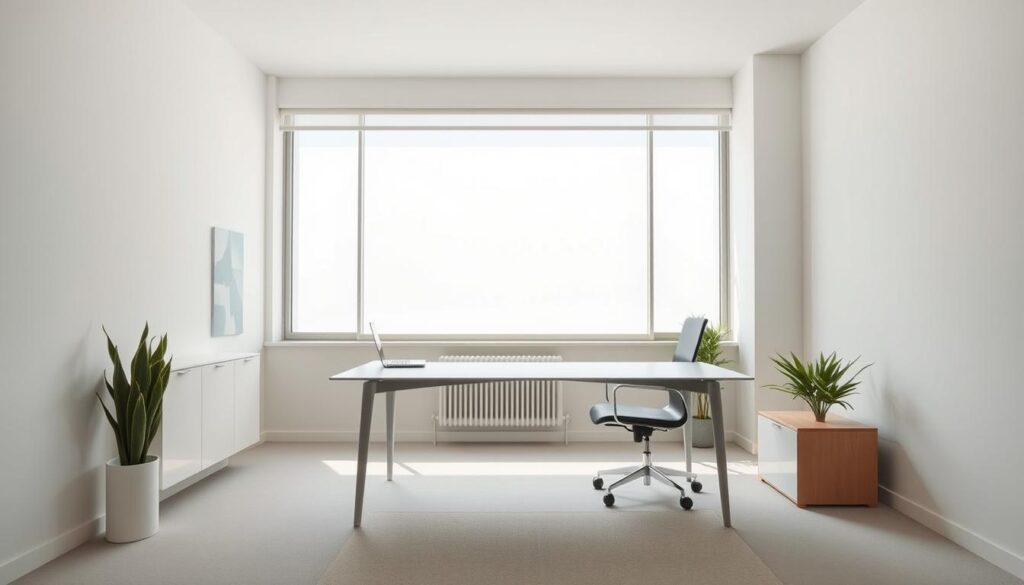 pencahayaan optimal kantor minimalis