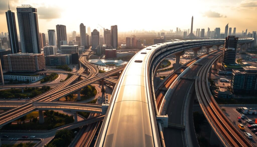 sistem transportasi terintegrasi Jakarta