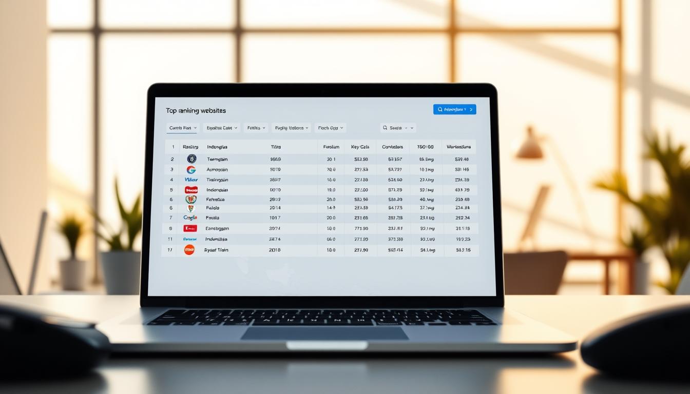peringkat situs web teratas
